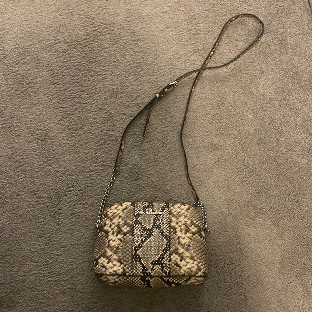Michael Kors snakeskin crossbody